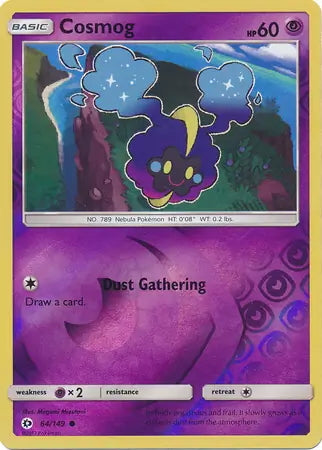 Sun & Moon Cosmog #64/149 reverse holo